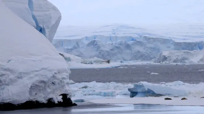 Ice in Antarctica