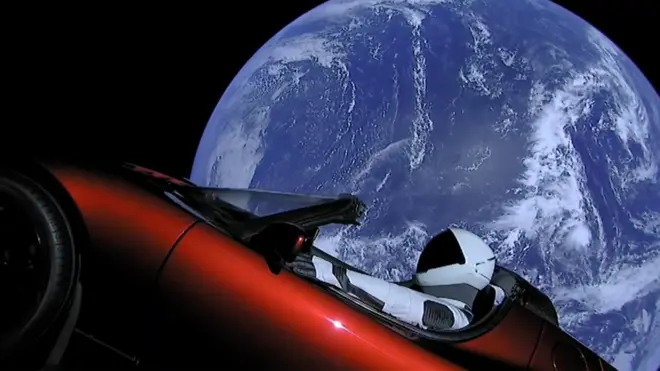 The aim was to send the car and mannequin towards Mars&#x27; orbit