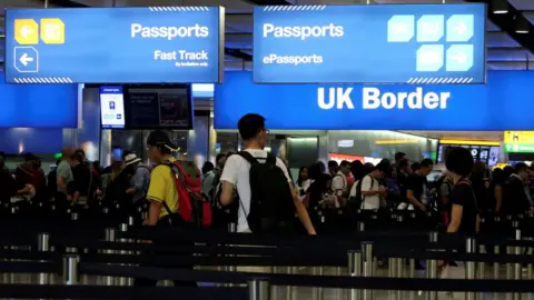 Reuters Border Force at Heathrow Airport