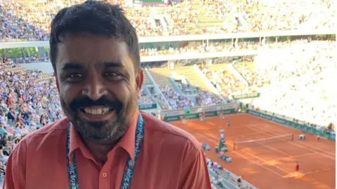 Infosys Raghavan Subramanian is the head of the Infosys Tennis Platform